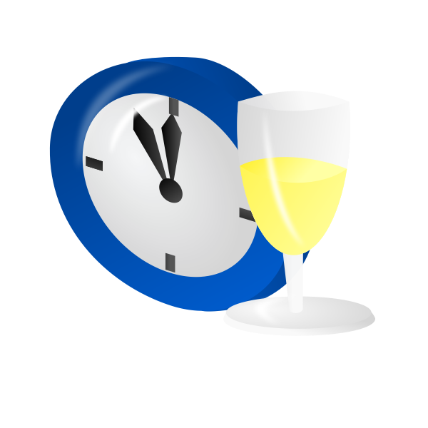 SVG Time for a drink vector illustration