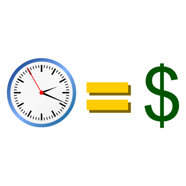 SVG Time is money
