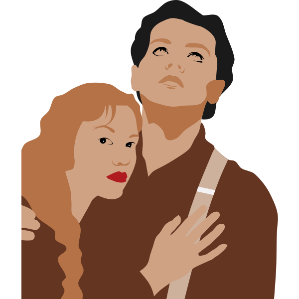 SVG Titanic couple