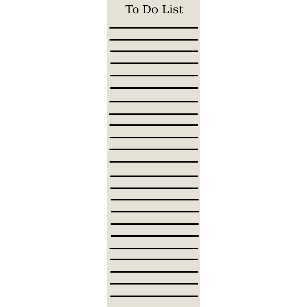 SVG To do list