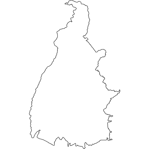 SVG Tocantins region vector map drawing