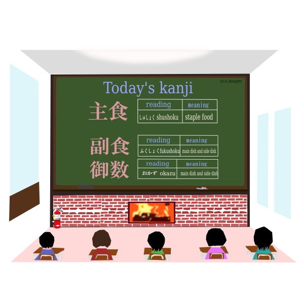 SVG todays kanji-152-shushoku