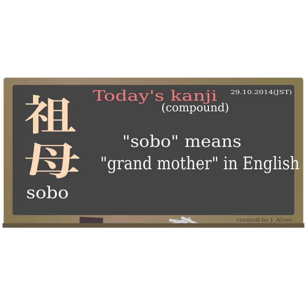 SVG todayskanji 27 sobo