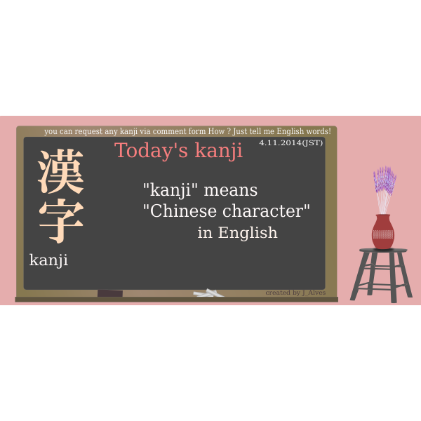 SVG todayskanji 65 kanji