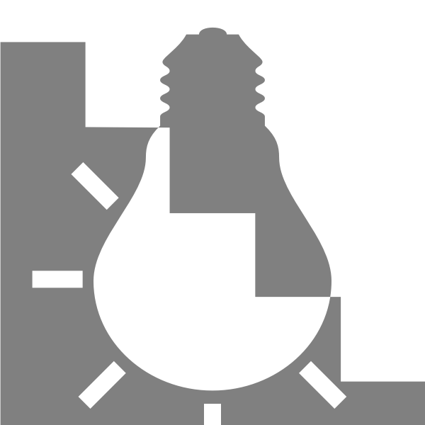 SVG Toggle light symbol for staircase