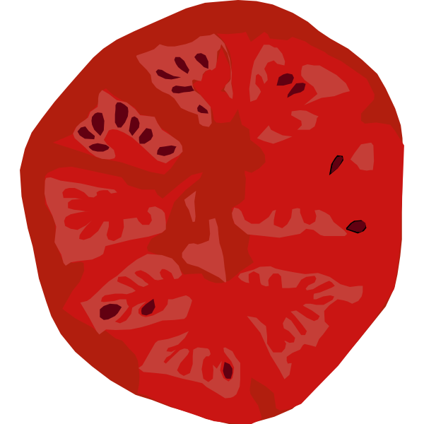 SVG Tomato slice