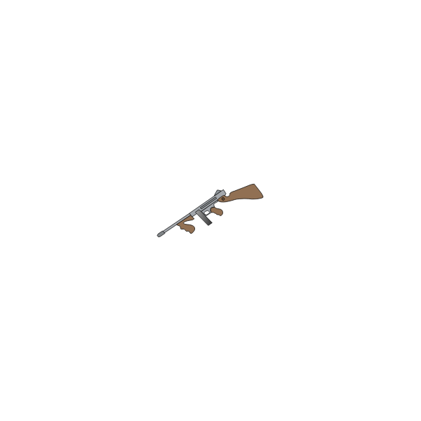 SVG Tommy Gun