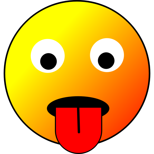 SVG Tongue smiley