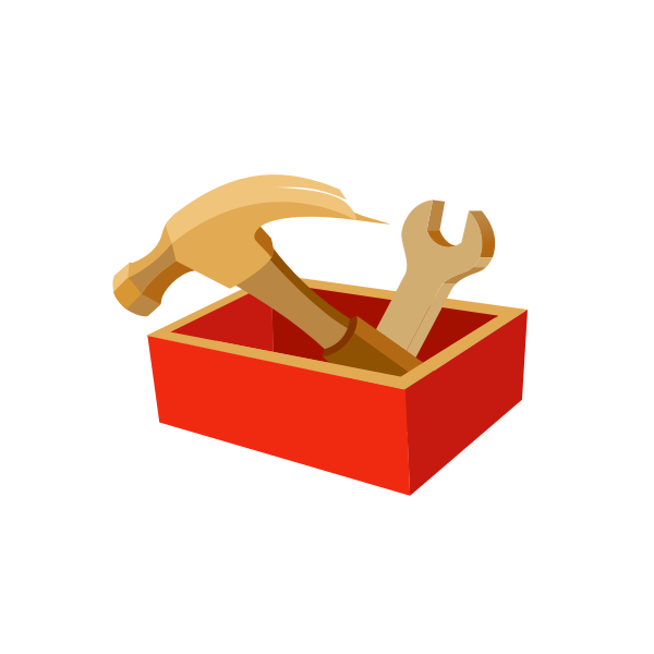 SVG Tool box sign vector drawing