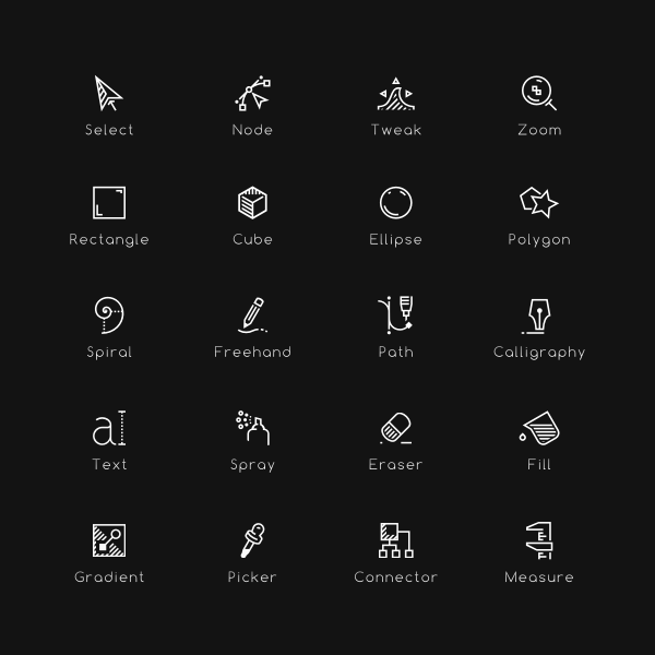 SVG Tools icon set