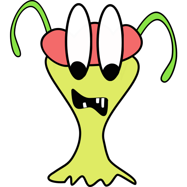 SVG Toothless monster