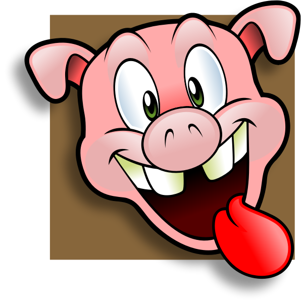 SVG Toothless pig