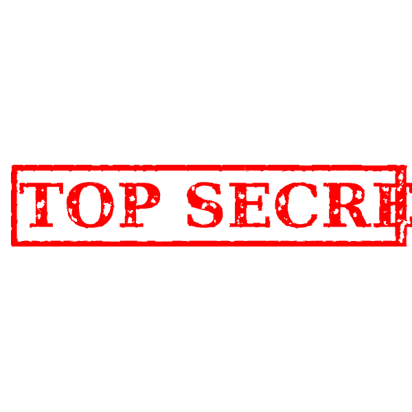 SVG Top Secret Stamp vector graphics
