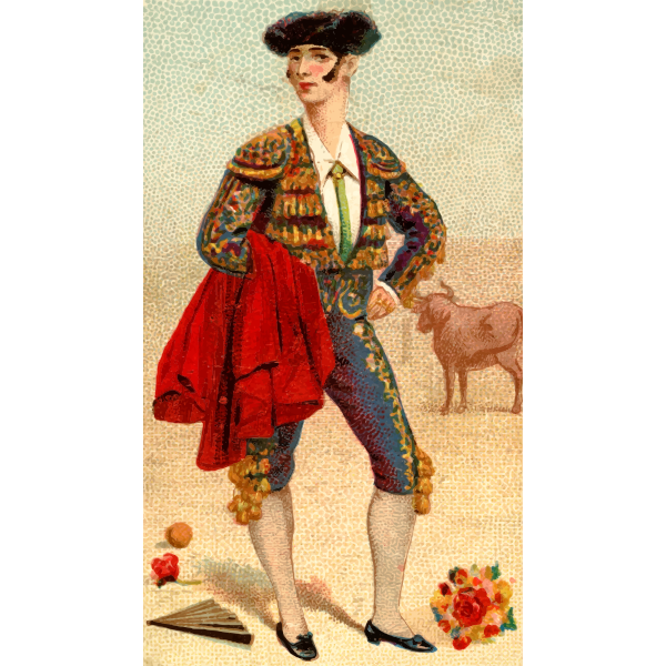 SVG Torero drawing