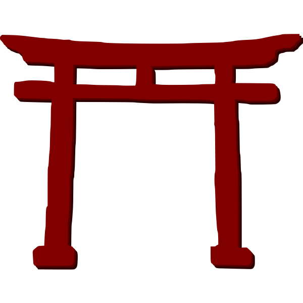 SVG Torii - Shinto gate vector image
