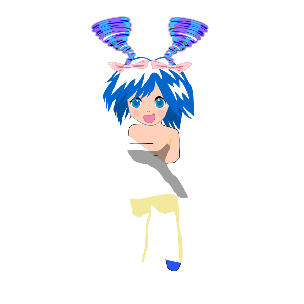 SVG Tornado hair