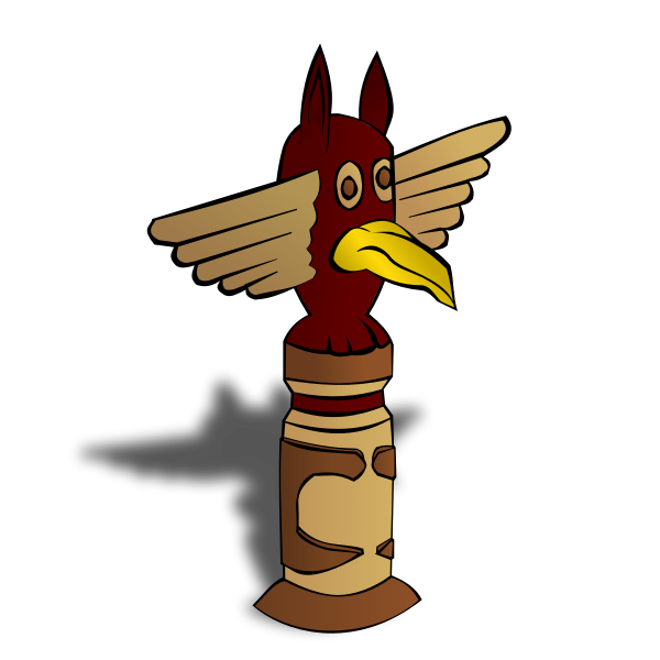 SVG Totem RPG map symbol vector image