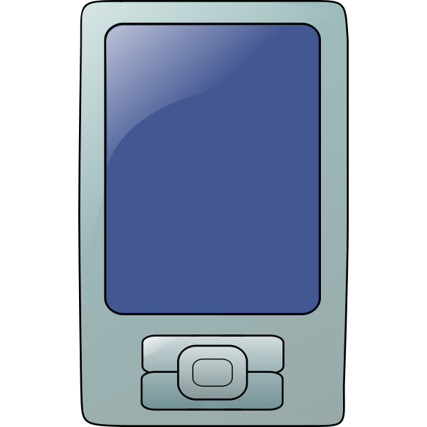 SVG Touchscreen mobile phone vector icon
