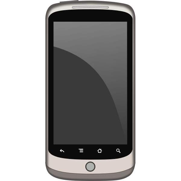 SVG Touchscreen phone vector image