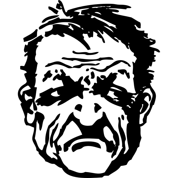 SVG Tough guy vector