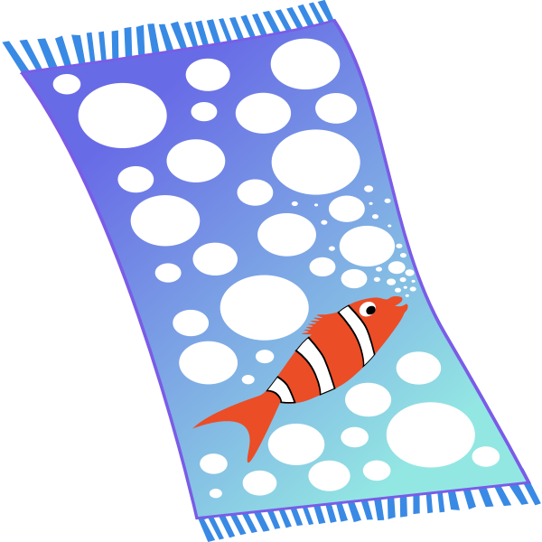 SVG Towel vector illustration