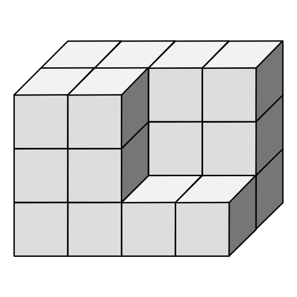 SVG Tower dice vector image