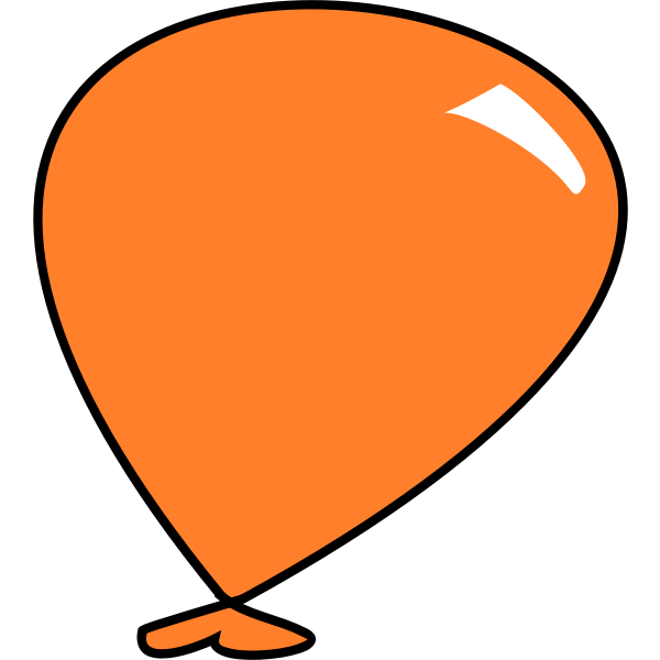 SVG Toy balloon vector illustration