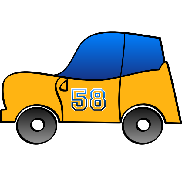 SVG Toy car vector image