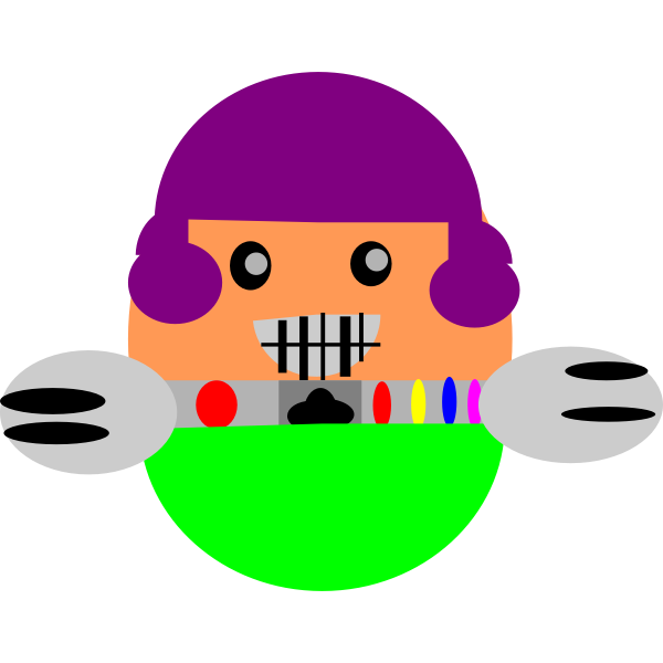 SVG Toy character