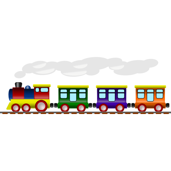 SVG Toy train