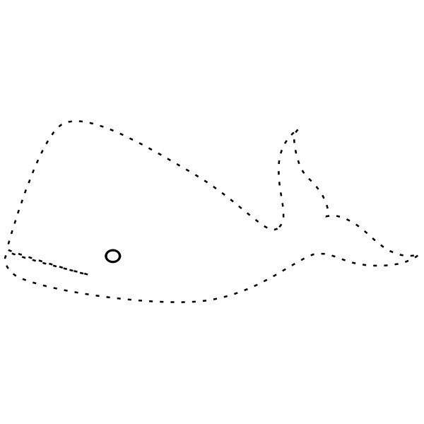 SVG trace whale