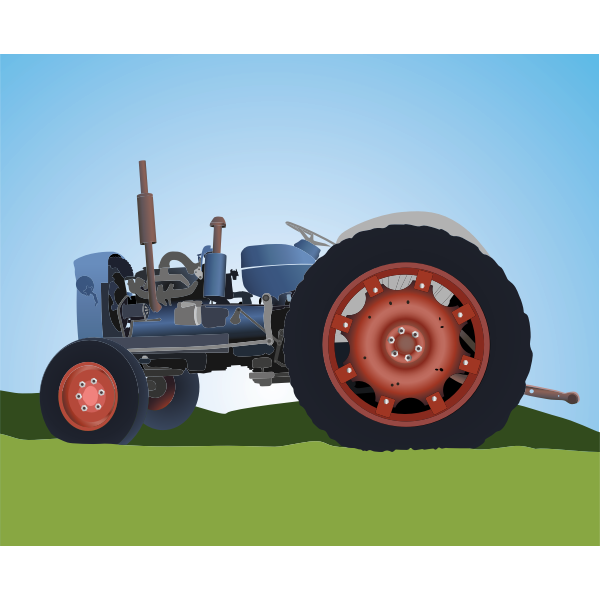 SVG Tractor and meadow