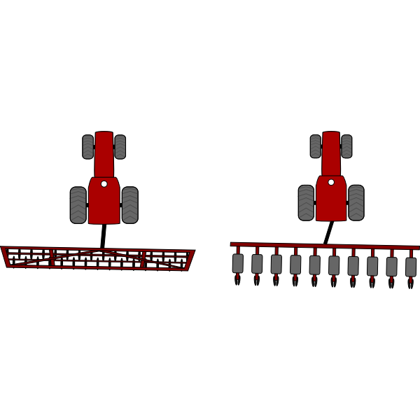 SVG Tractor - tillage and planting