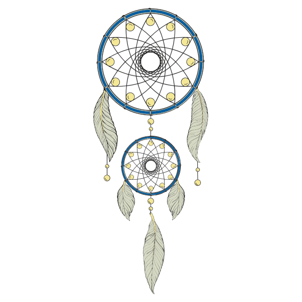 SVG Traditional dream-catcher