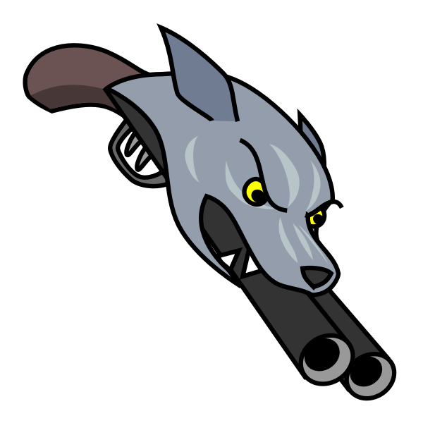 SVG Traditional gun