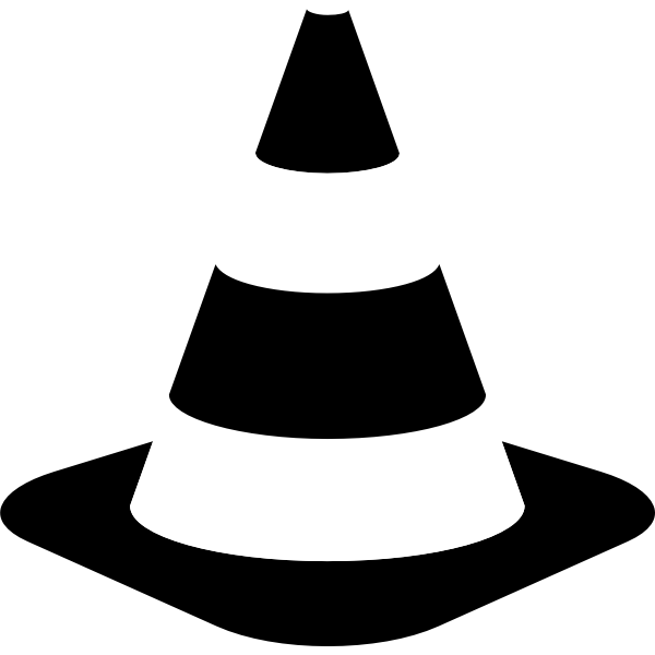 SVG Traffic cone icon