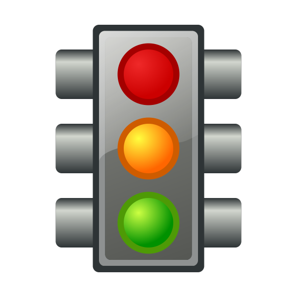 SVG Traffic light vector graphics