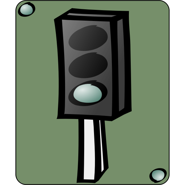 SVG Traffic lights cartoon icon