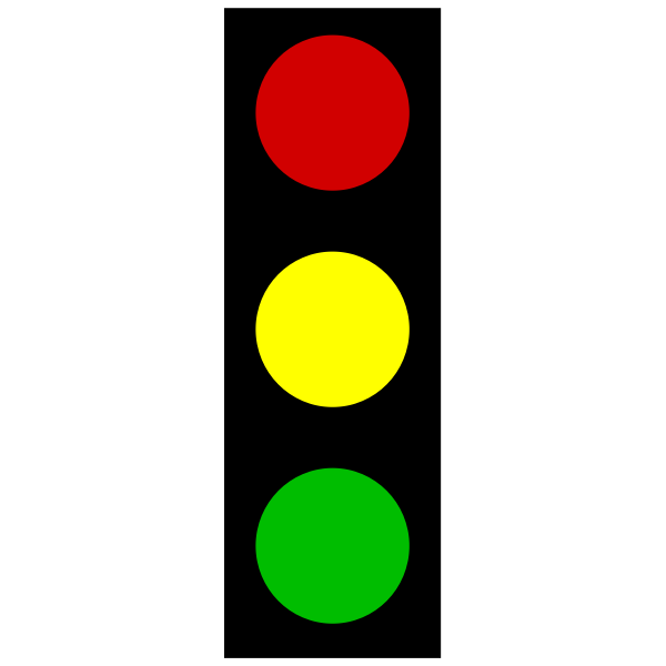 SVG Traffic lights image