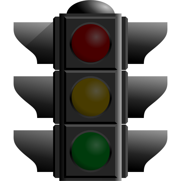 SVG Traffic lights off