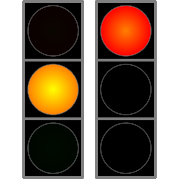 SVG Traffic lights SVG animation