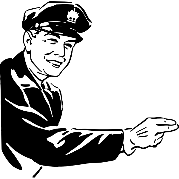 SVG Traffic officer