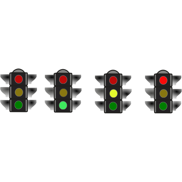 SVG Traffic semaphores
