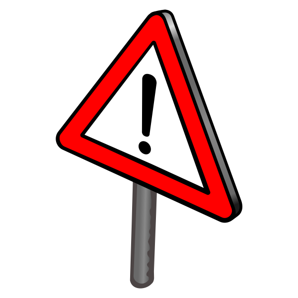 SVG Traffic sign