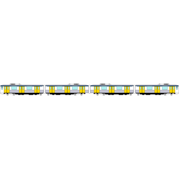 SVG Train line