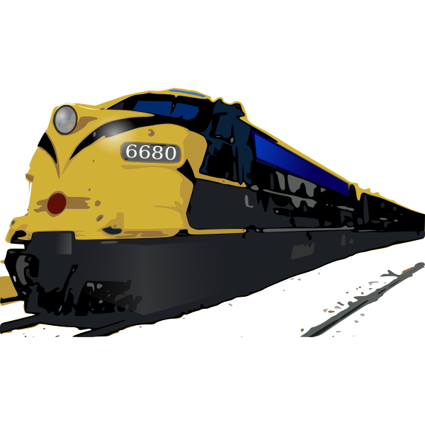 SVG Train vector clip art graphics