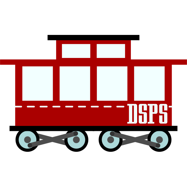 SVG Train wagon vector graphics