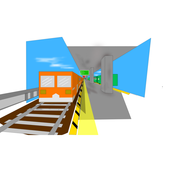 SVG trainstation remix