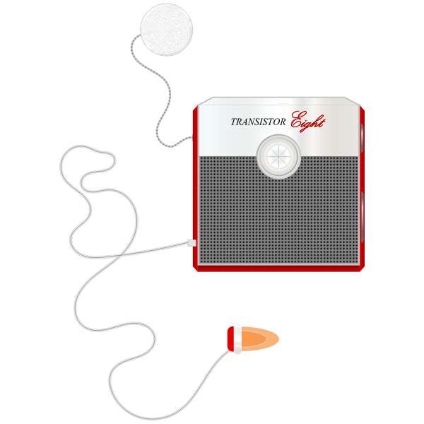 SVG Transistor radio