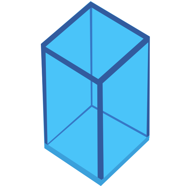 SVG Transparent cube